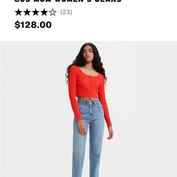 Levi's Denim - Levi's 80s Mom Jeans Size 28 Medium Wash EUC